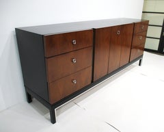 Mahogany Ebony Mid Century Dresser / Credenza by American of Martinsville