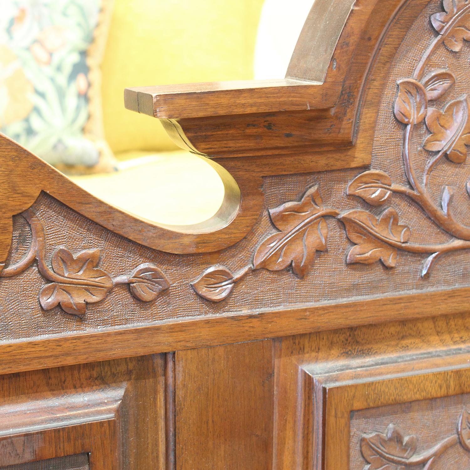 Mahogany Edwardian Wooden Bed, WD41 In Good Condition In Wrexham, GB