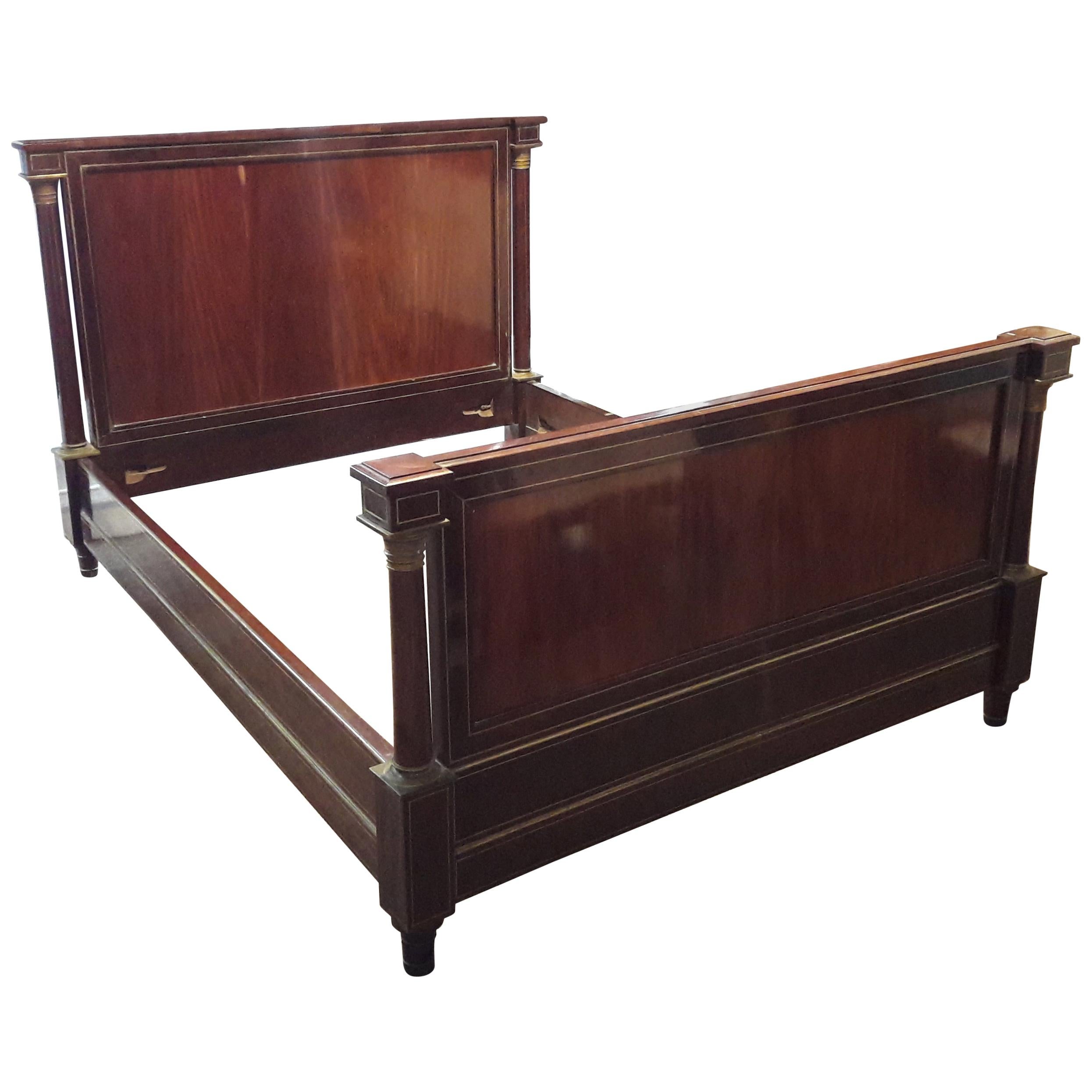 Mahogany Empire Bed Frame For Sale