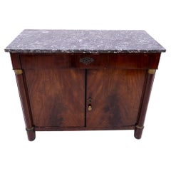 Mahogany Empire chest of drawers, France, circa 1880.