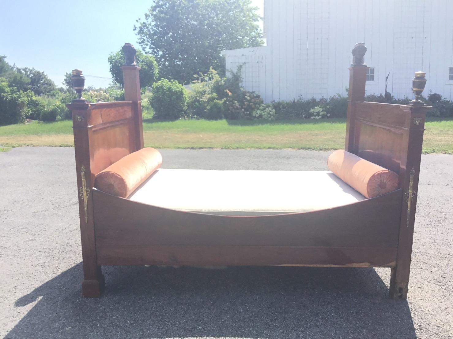 Mahogany Empire Daybed For Sale 5