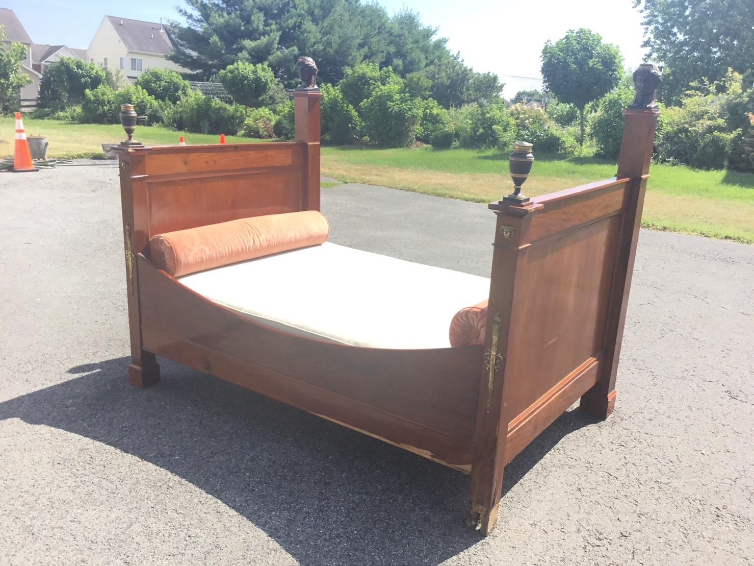 Mahogany Empire Daybed For Sale 6
