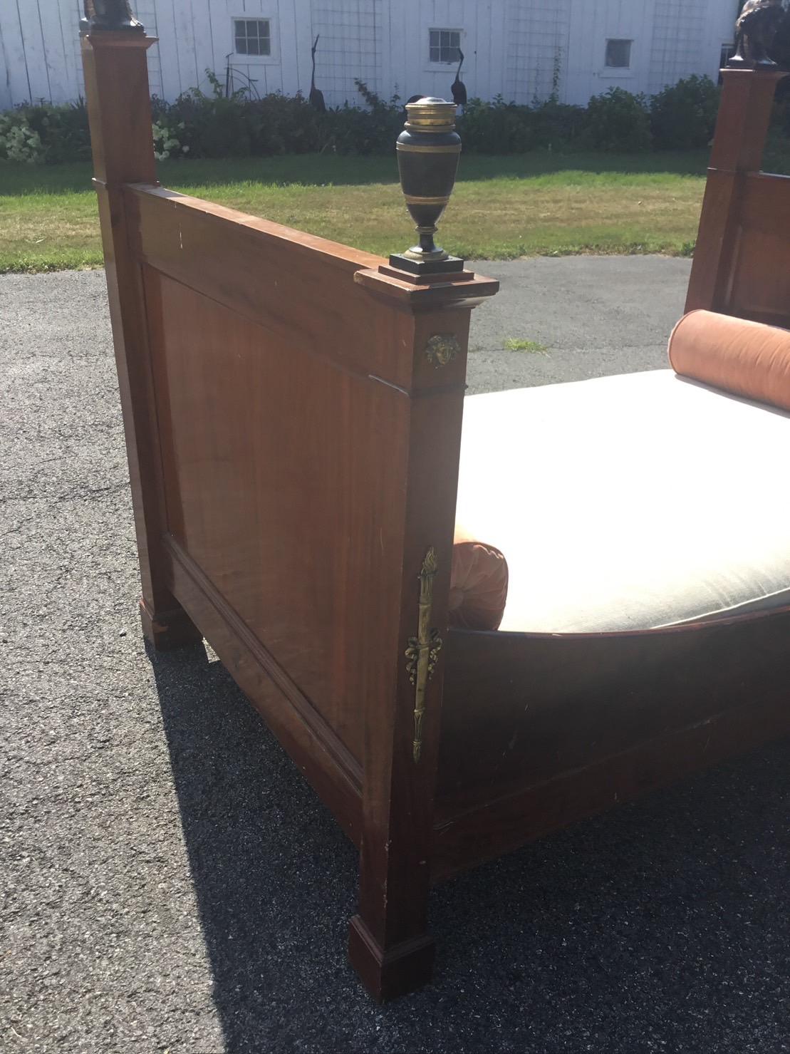 Mahogany Empire Daybed For Sale 7