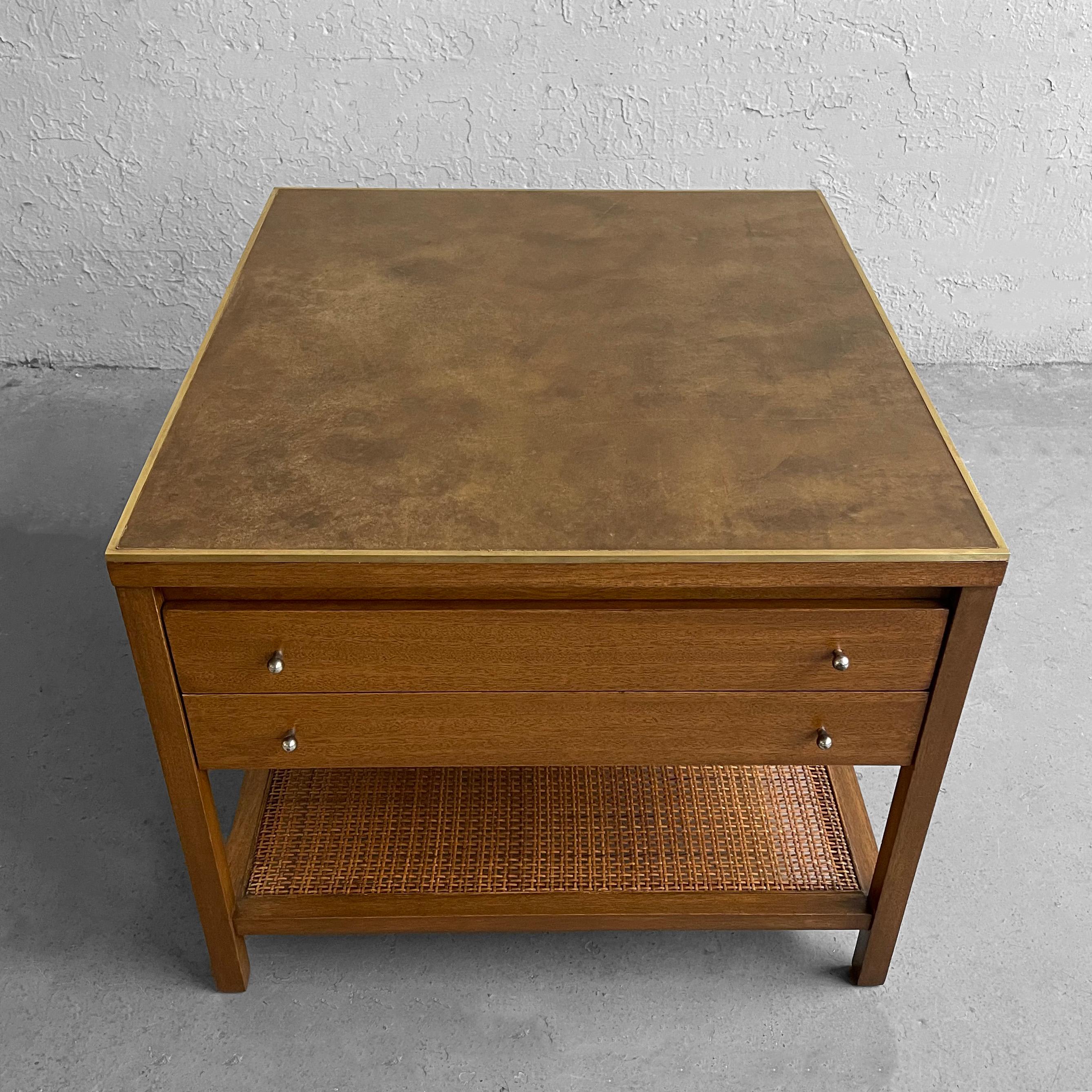 Beistelltisch aus Mahagoni von Paul McCobb für Calvin, Irwin Kollektion im Zustand „Gut“ im Angebot in Brooklyn, NY