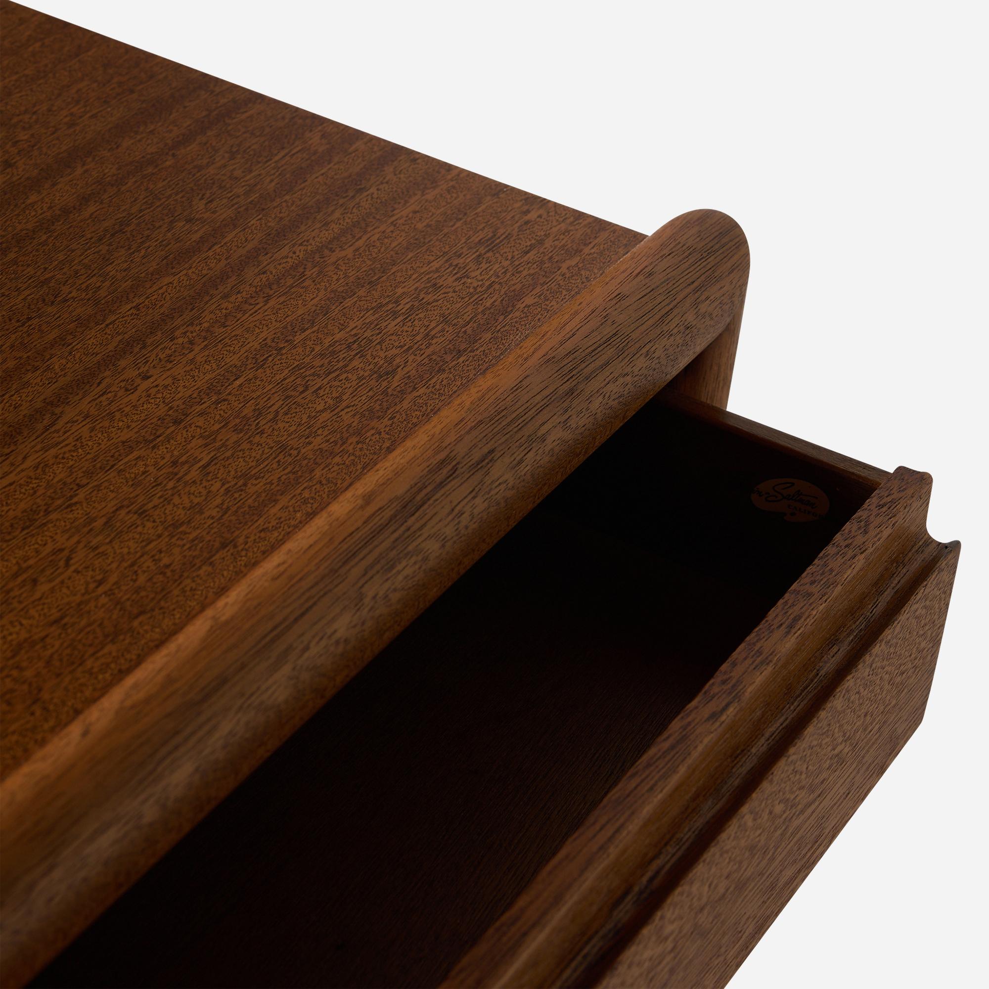 Mahogany End Tables by John Keal for Brown Saltman For Sale 4