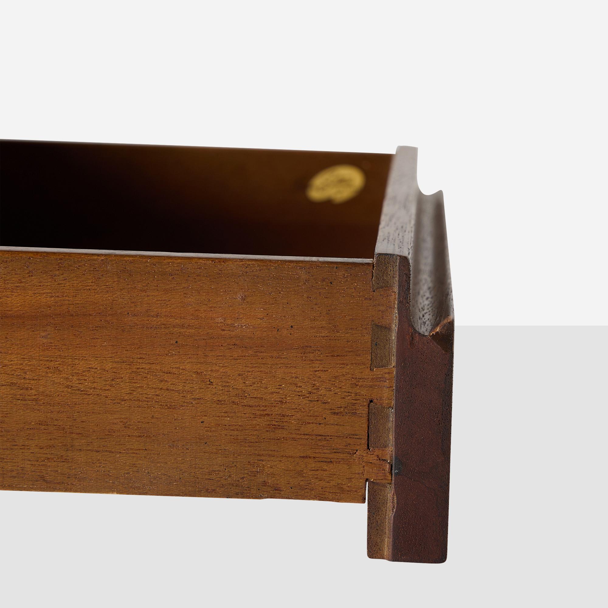 Mahogany End Tables by John Keal for Brown Saltman For Sale 6