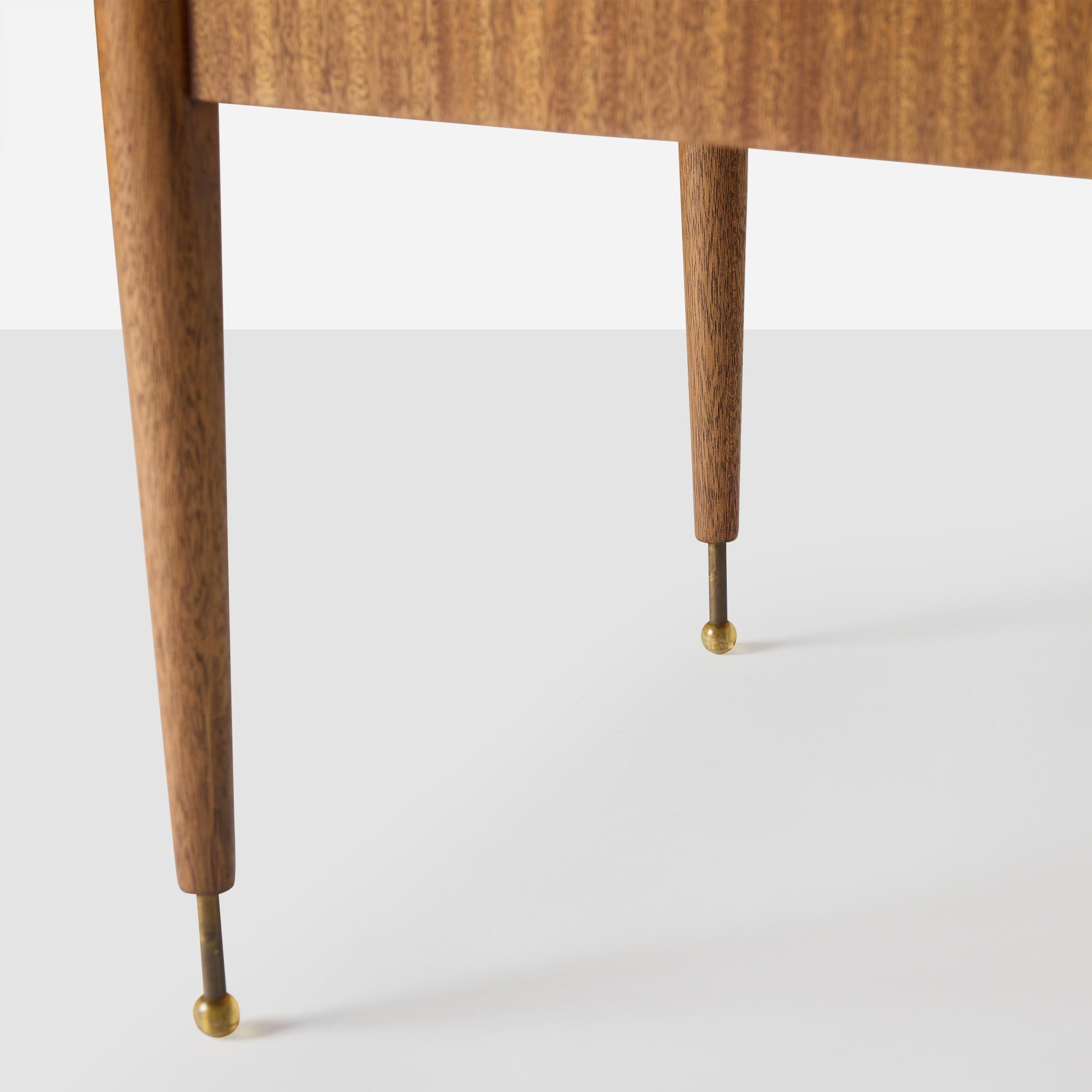 Mahogany End Tables by John Keal for Brown Saltman For Sale 11