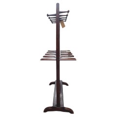 Mahogany English boot rack