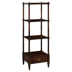 Mahogany English Étagère or Shelf