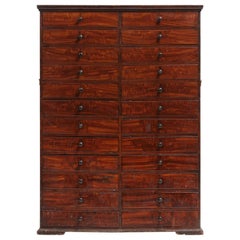 Mahogany Estate Chest of Drawers, England, circa 1840