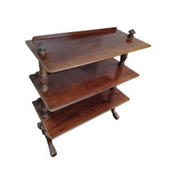 Mahogany Etagere/ Dumbwaiter, by James Winter, London, Mid-19th Century