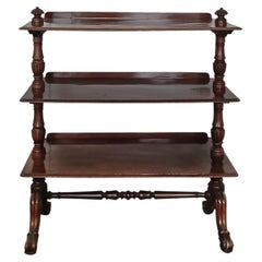 Etagere aus Mahagoni, von James Winter, London, Mitte des 19.