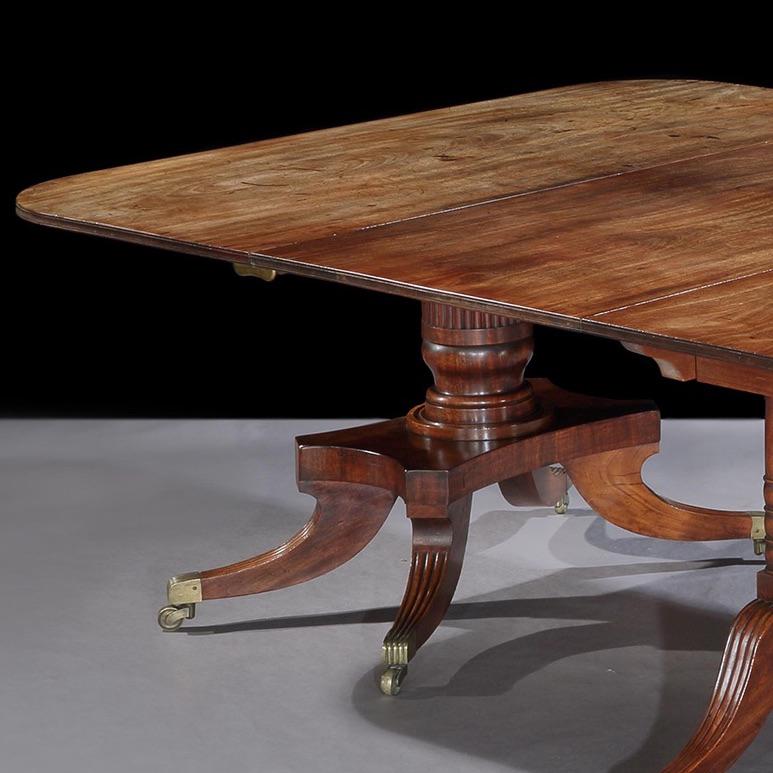 Mahogany Extending Dining Table of the Late Georgian Period In Excellent Condition For Sale In London, GB