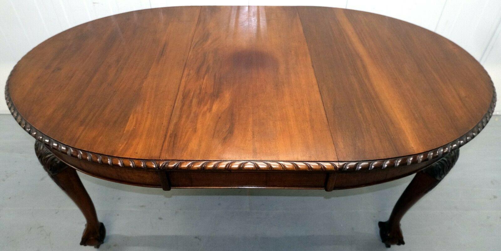 antique table with claw feet