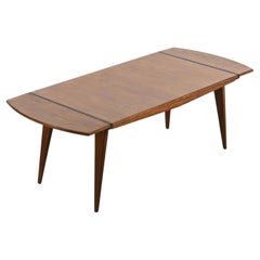 Mahogany Extending Table by A. Sornay, France 1950