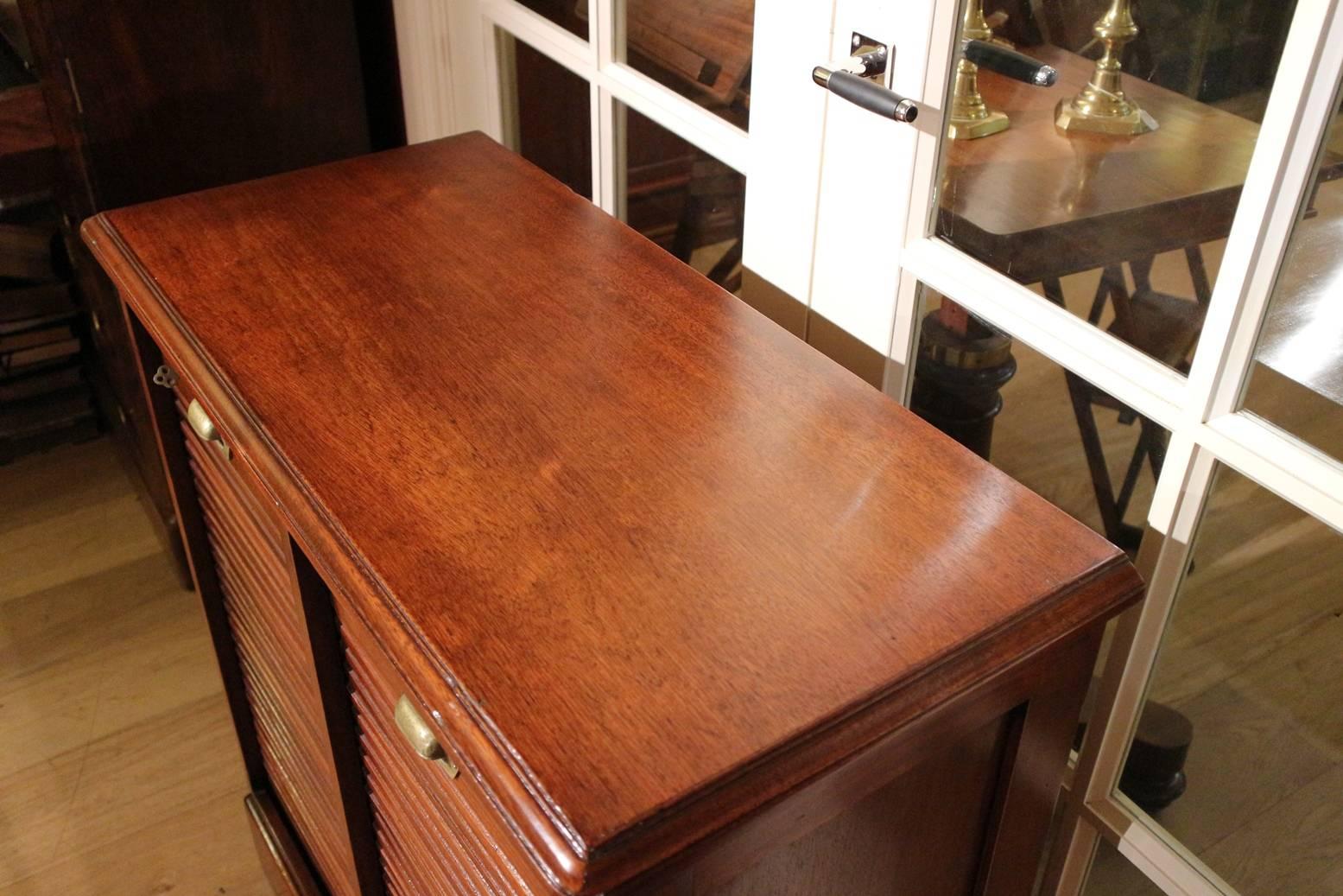 mahogany filing cabinet