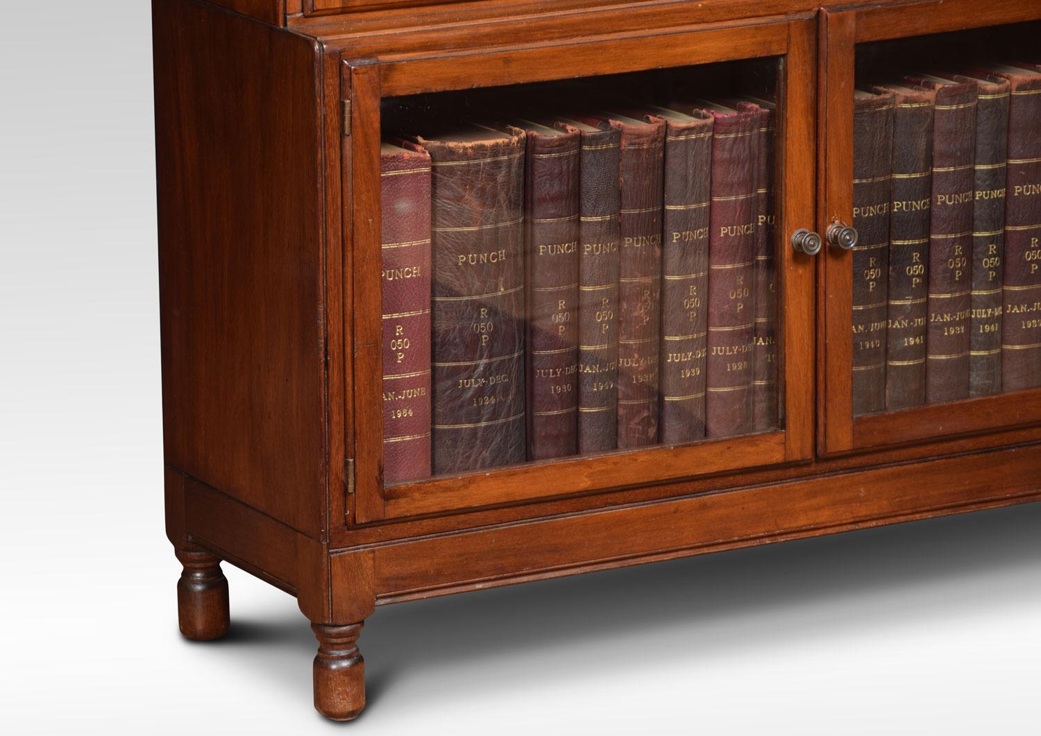 Mahogany Five Sectional Bookcase 2