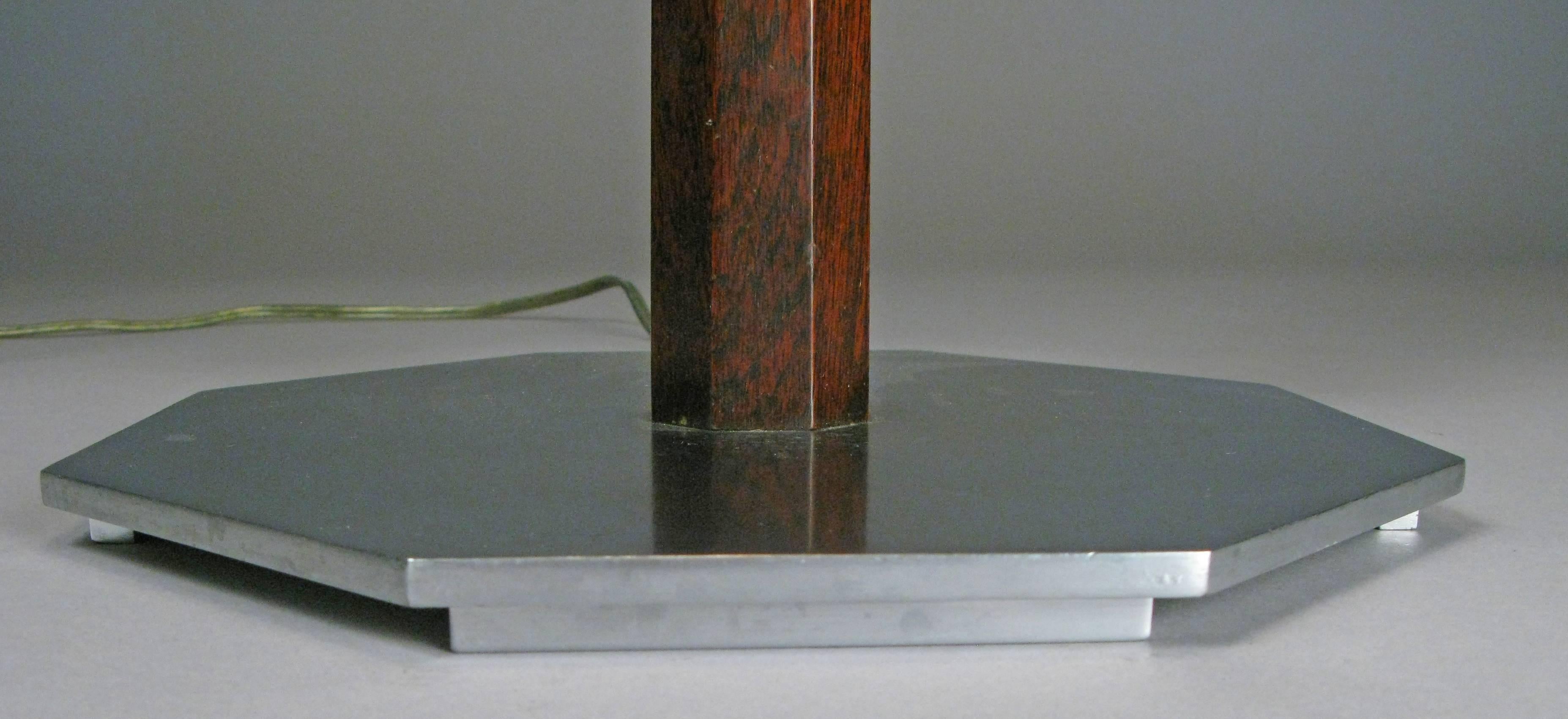 American Mahogany Floor Lamp by Edward Wormley for Hansen