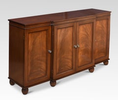 Mahogany Four Door Breakfront Sideboard