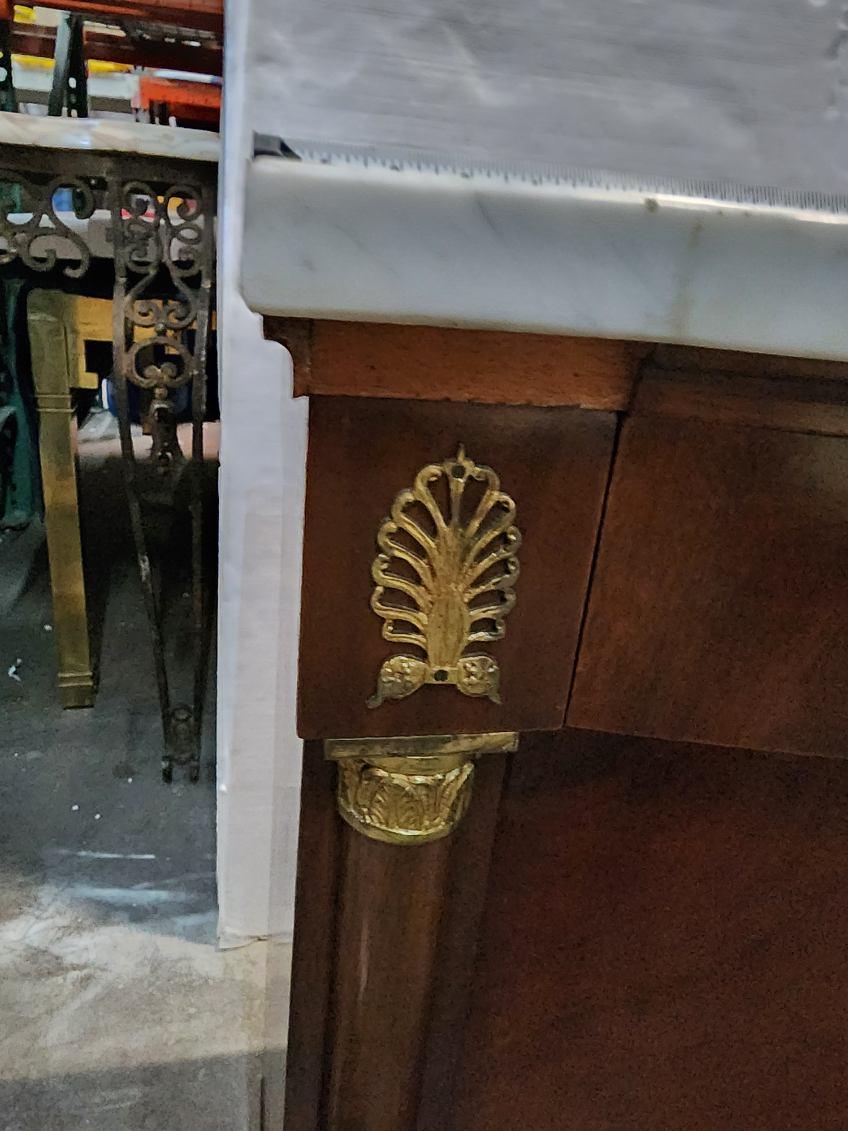 Mid-20th Century Mahogany French Empire Style Sideboard For Sale