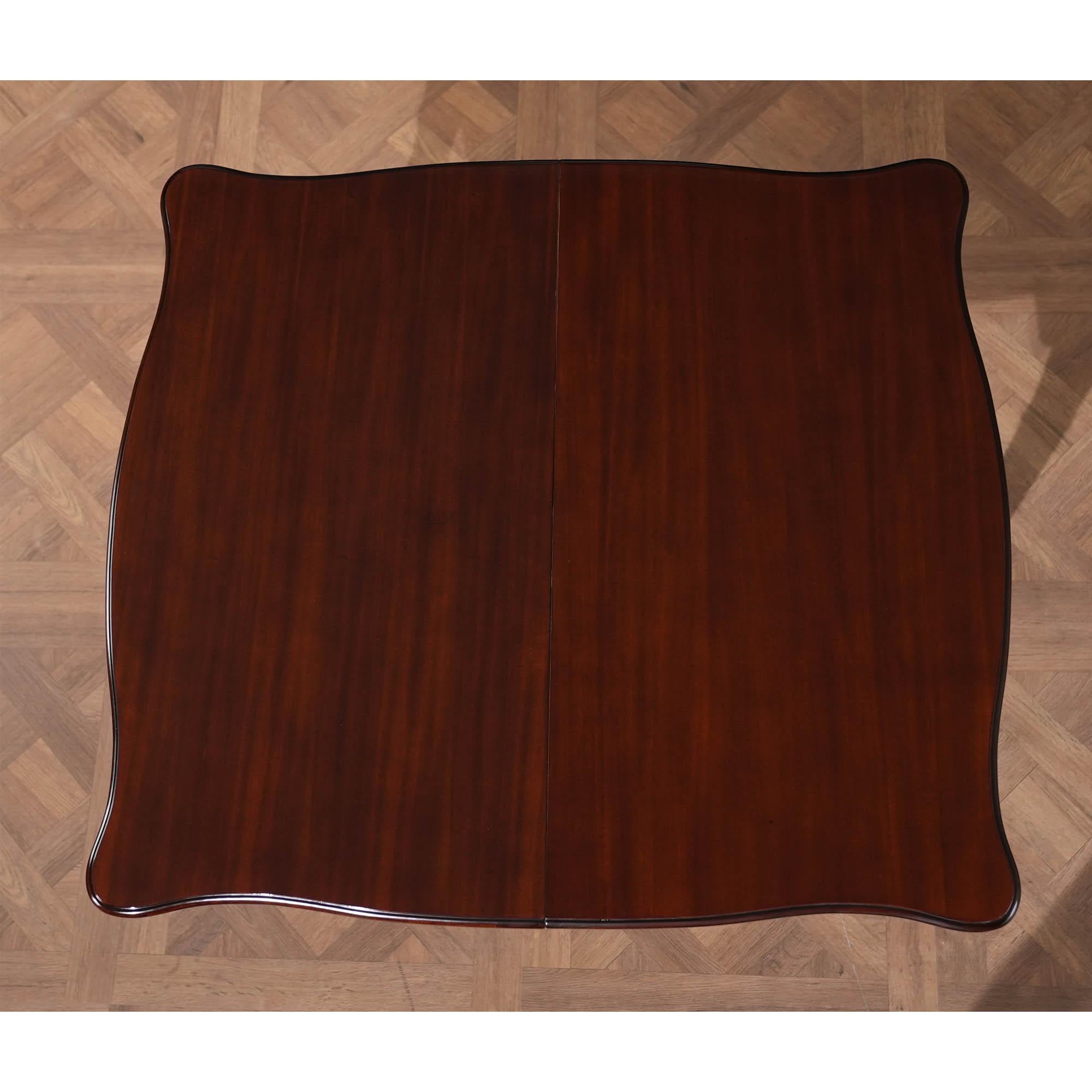 Mahogany French Game Table For Sale 9