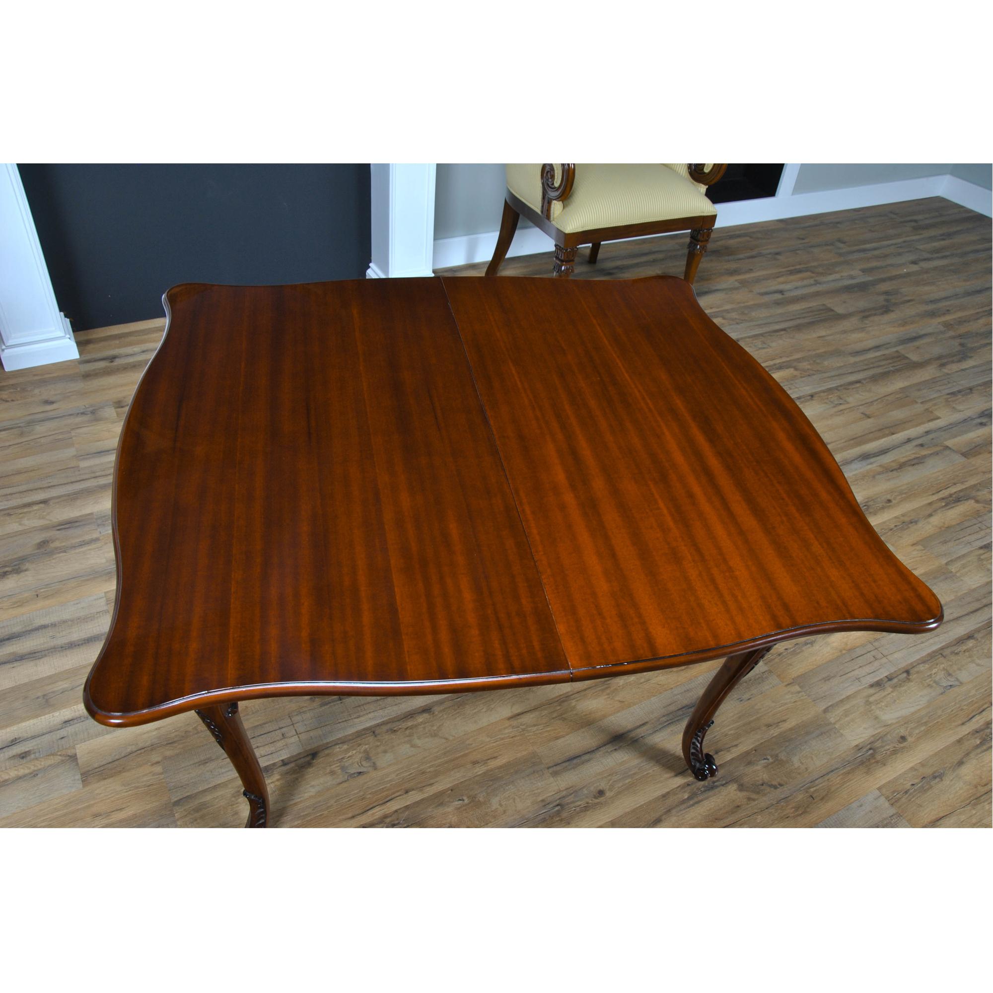 Contemporary Mahogany French Game Table  For Sale