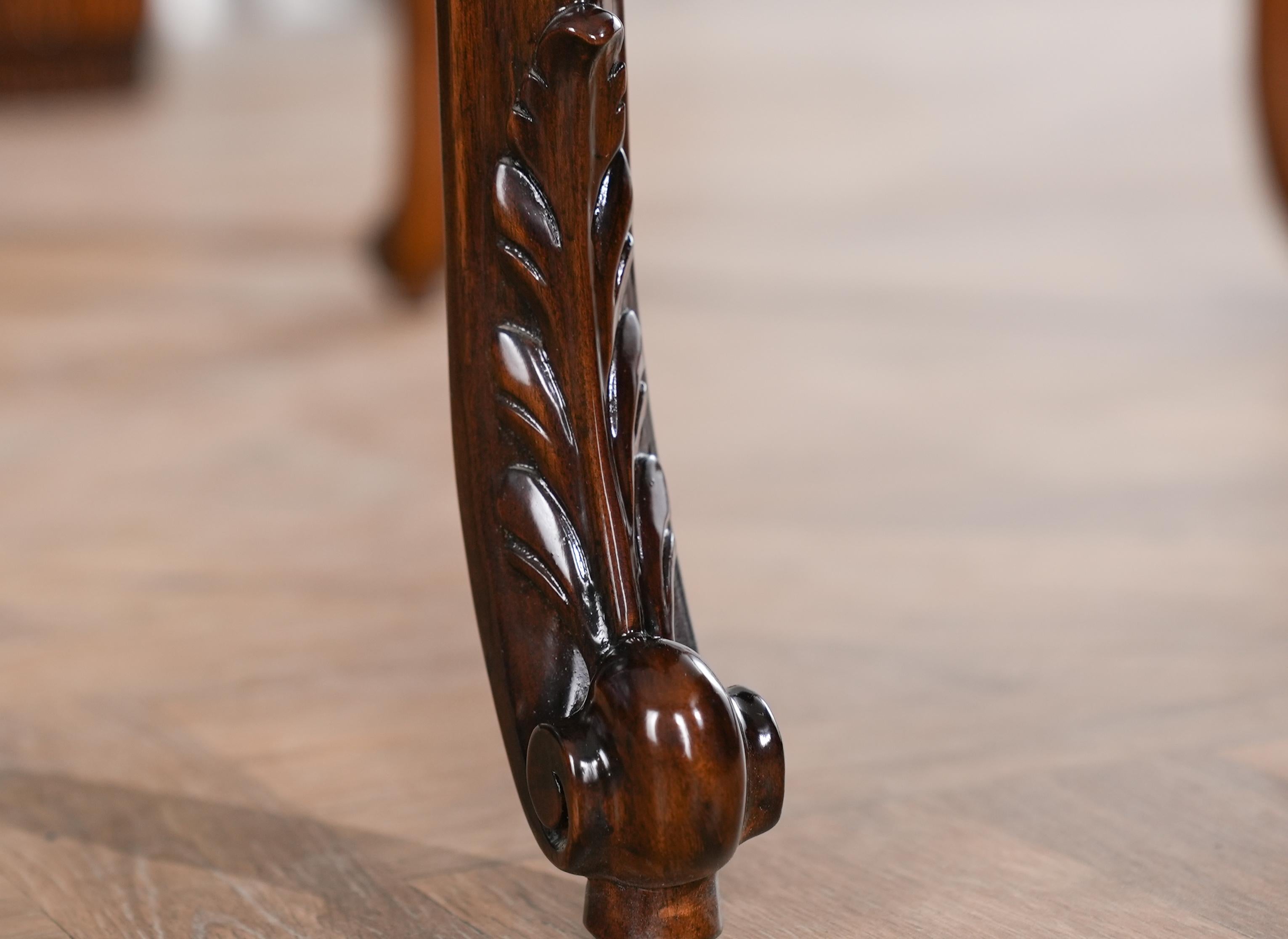 Mahogany French Game Table For Sale 2