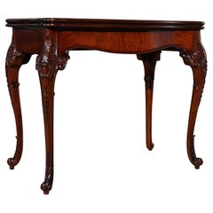 Table à jeux française en acajou
