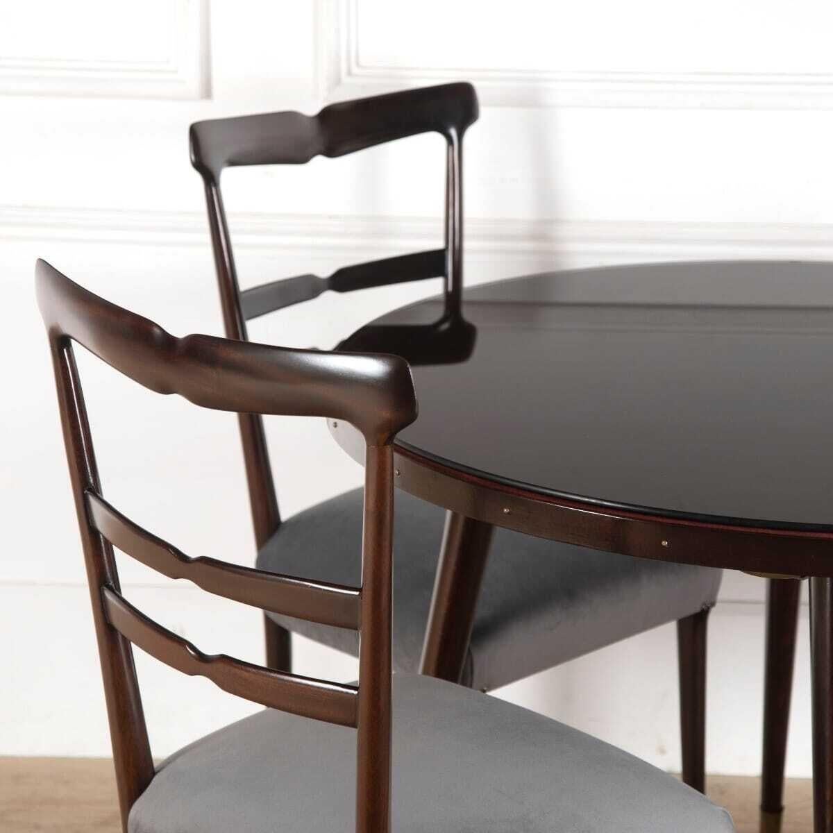 Mahogany Games Table and Chairs 1