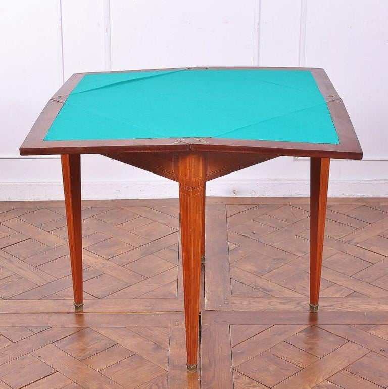 Edwardian Mahogany Games Table at 1stDibs
