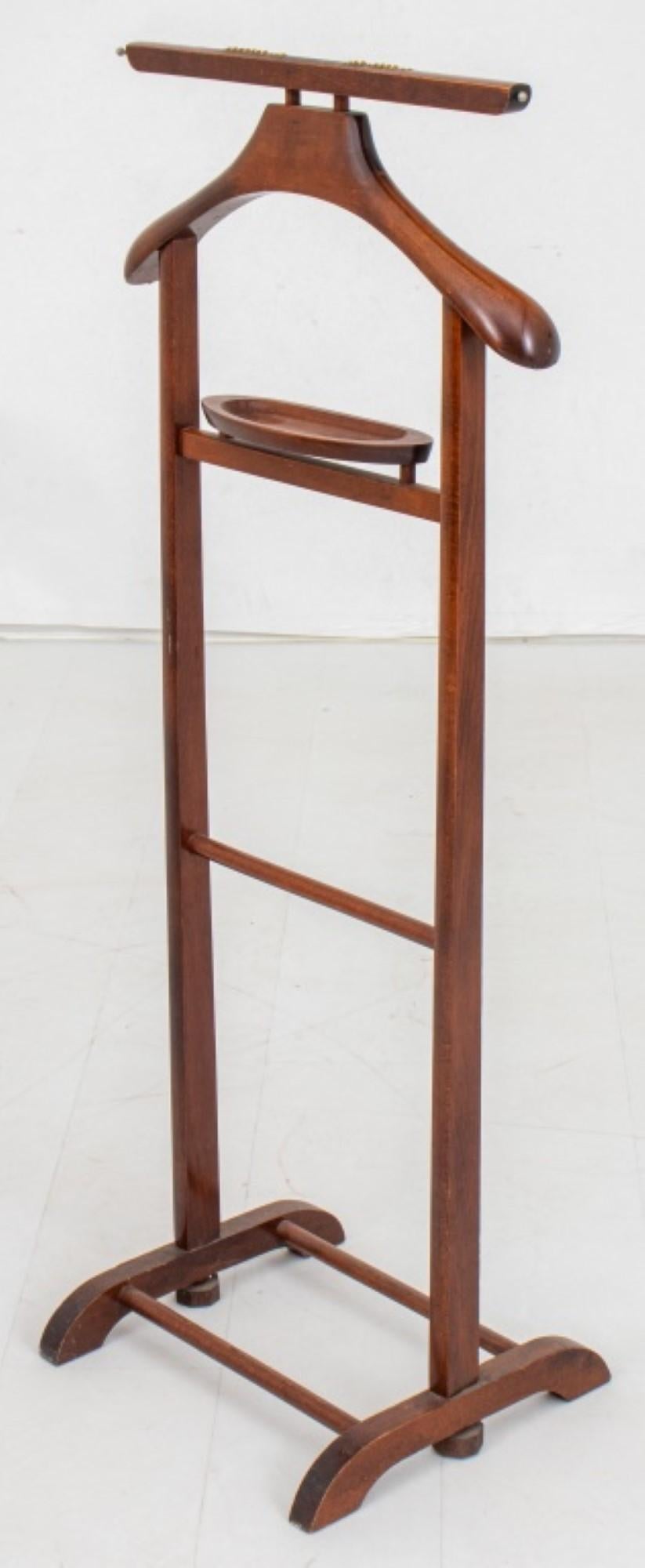 20th Century Mahogany Gentleman's Valet Stand For Sale