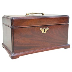 Mahogany George II Period Tea Caddy