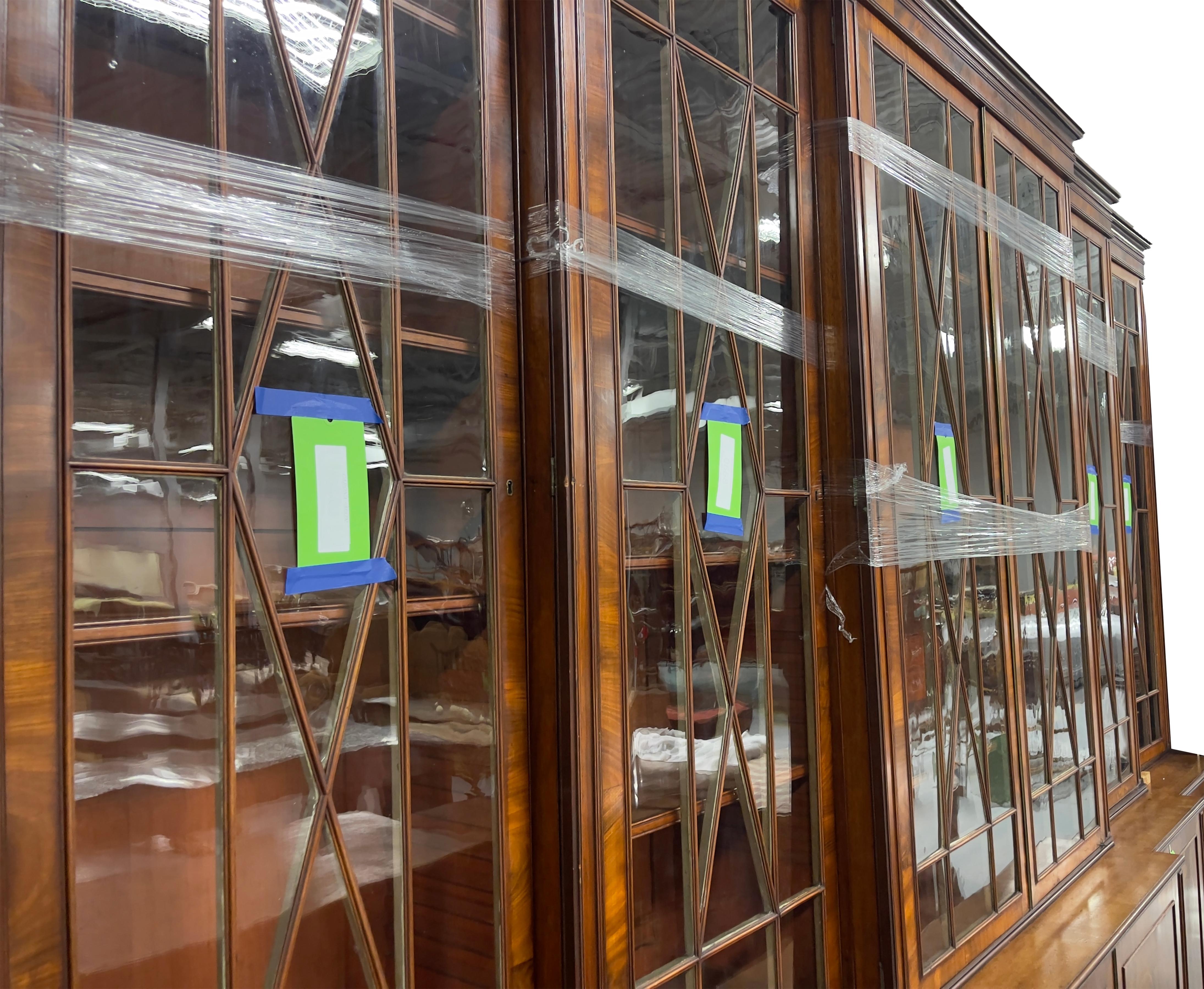 Inglese Gabinetto da biblioteca di Giorgio III in mogano in vendita