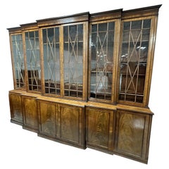 Bibliotheksschrank aus Mahagoni George III