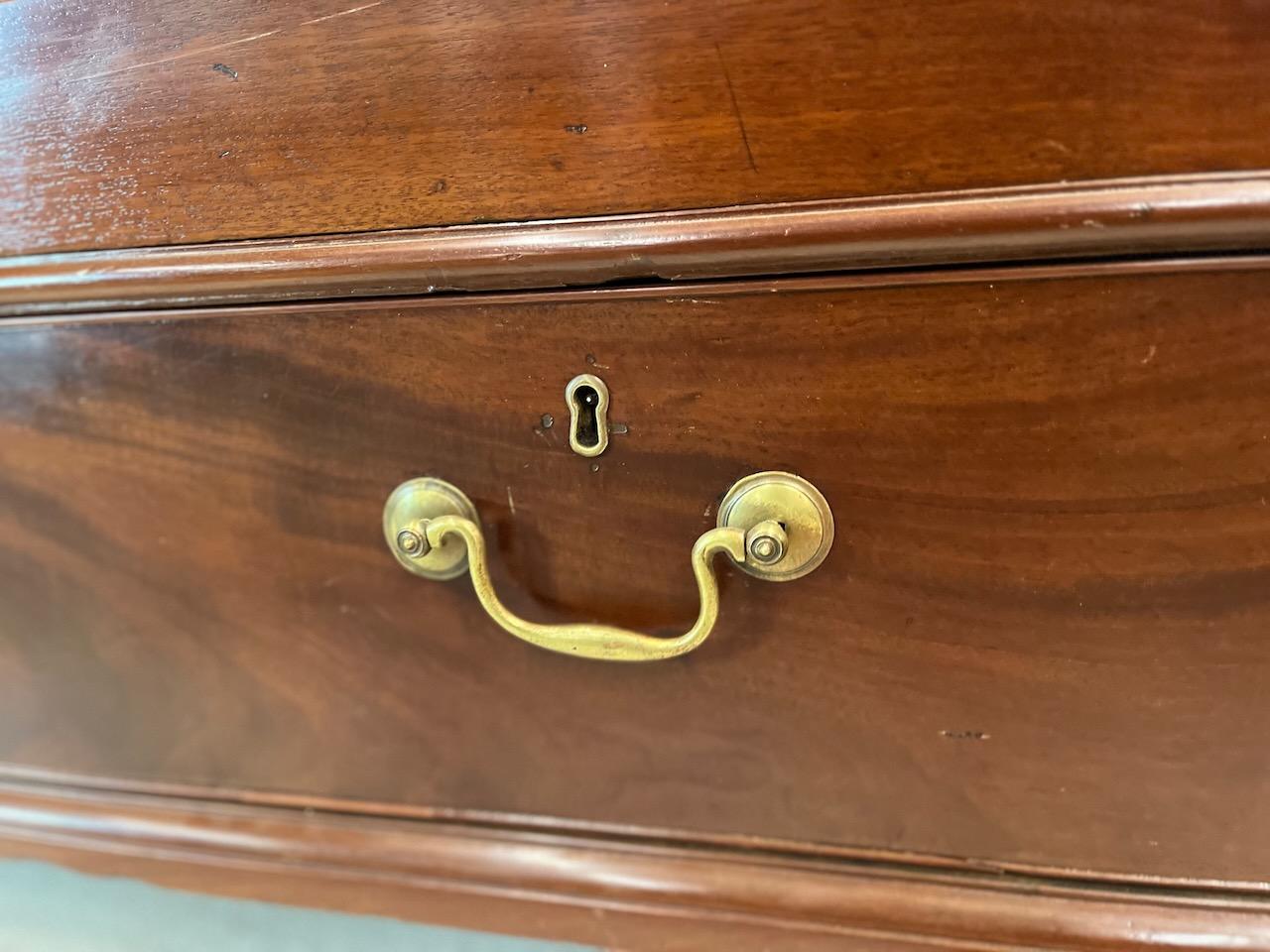 Mahogany Georgian 2 Door wardrobe For Sale 8