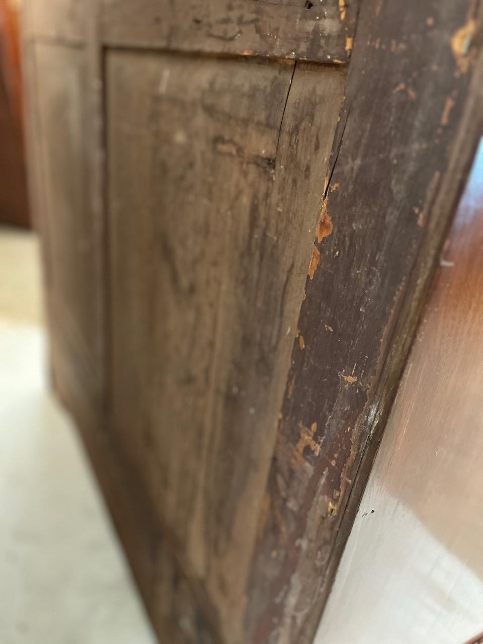 Mahogany Georgian 2 Door wardrobe For Sale 14
