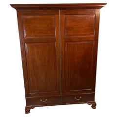 Mahogany Georgian 2 Door wardrobe