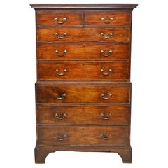 Mahogany Georgian Chest on Chest 1820 English Furniture