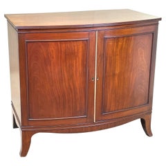 Mahogany Georgian Dwarf Linen Press Cupboard