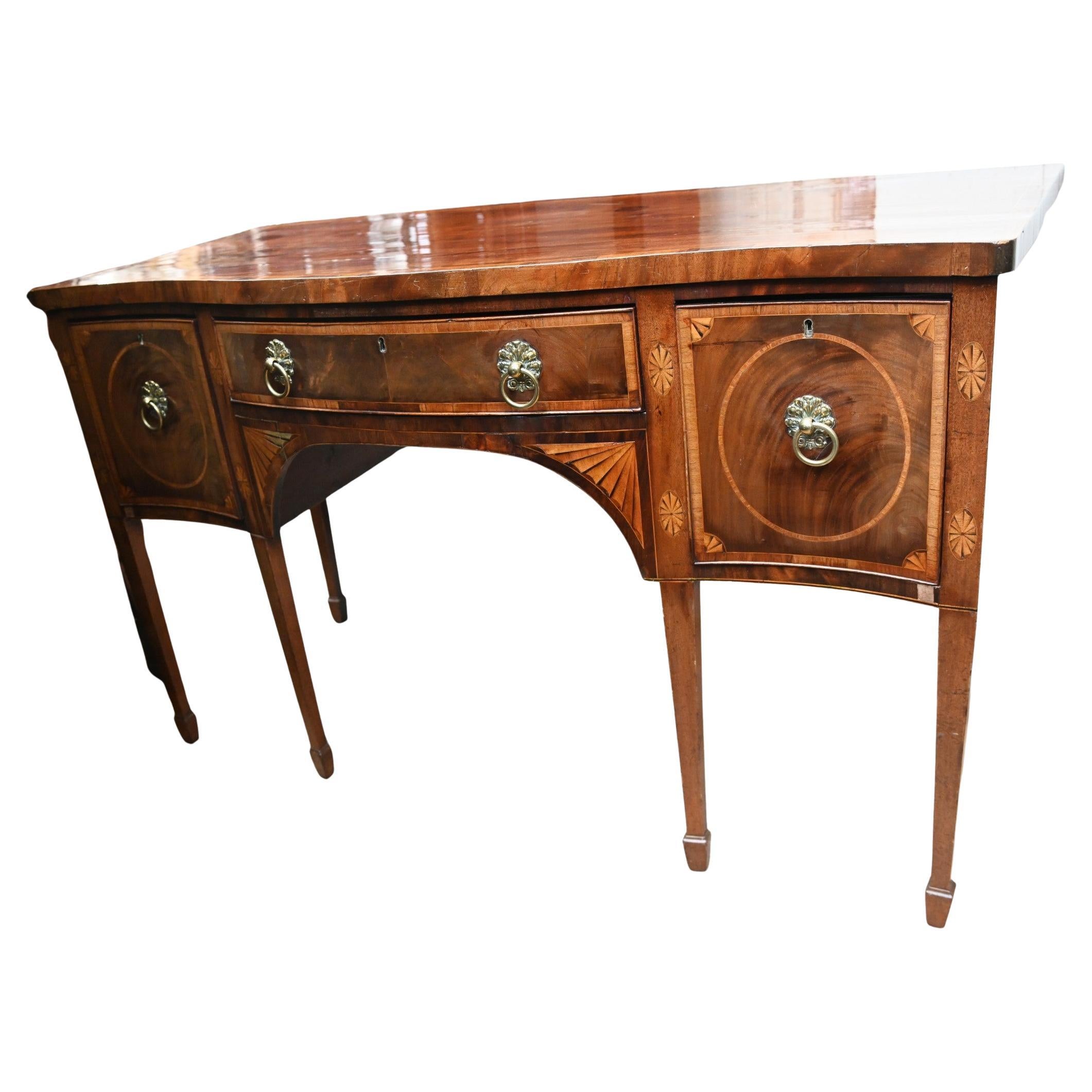 Mahogany Georgian Sideboard Server Inlay Buffet 1810
