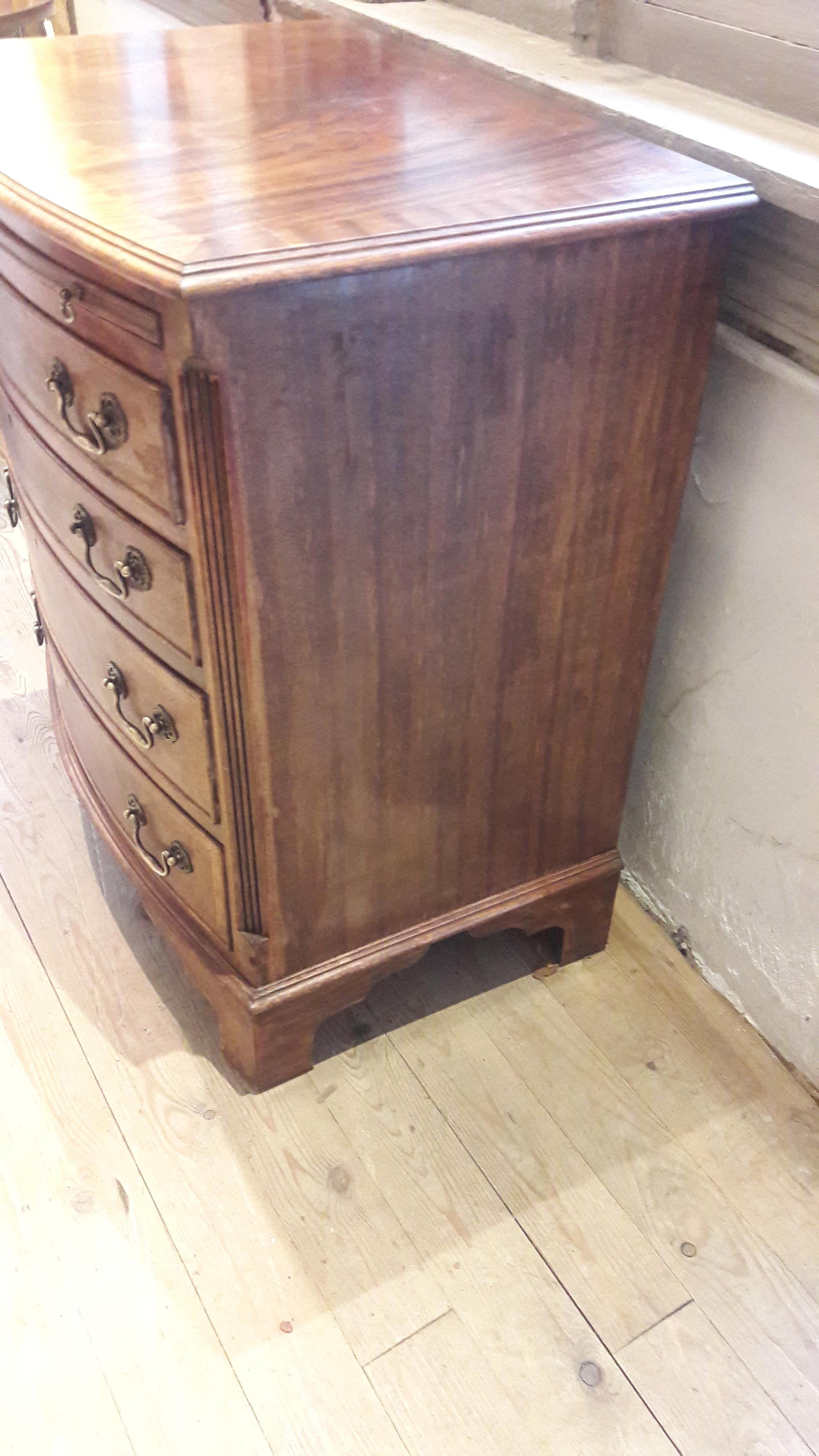 20th Century Mahogany Georgian Style Chest For Sale