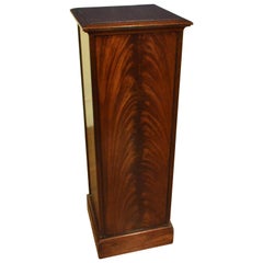 Mahogany Georgian Style Display Pedestal by Leighton Hall