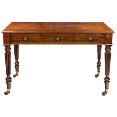 Mahogany Gillows Side or Writing Table, Regency