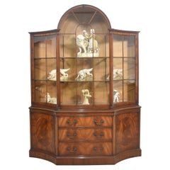 Antique Mahogany glazed display cabinet