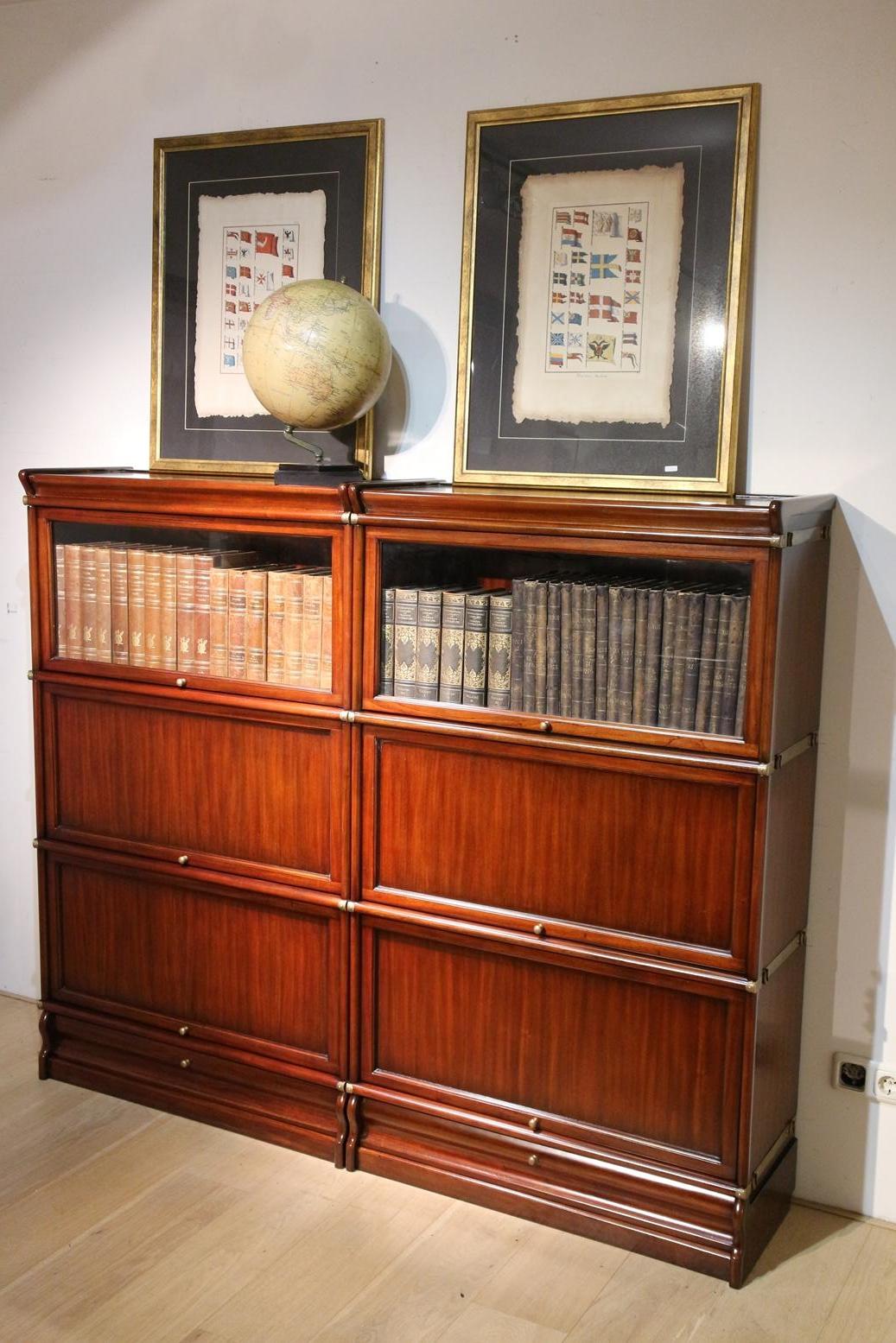 Mahogany Globe Werrnicke Bookcase 2