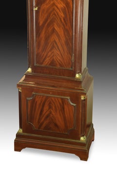 Mahogany Grandfather clock, William Webster, London, England, 1711-1770.