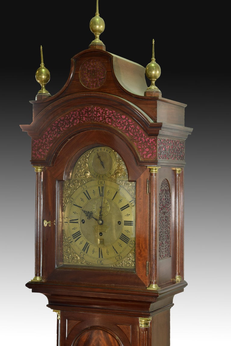 Mahogany Grandfather clock, William ster, London, England, 17111770