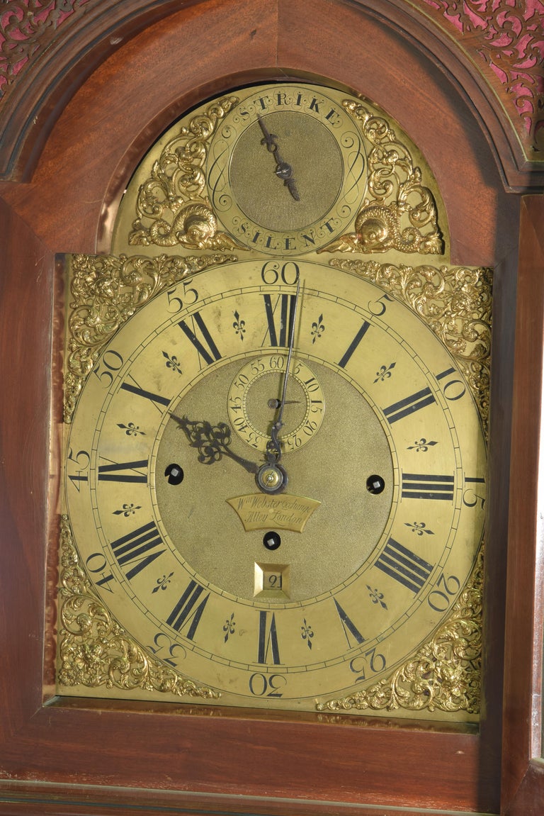 Mahogany Grandfather clock, William Webster, London, England, 17111770