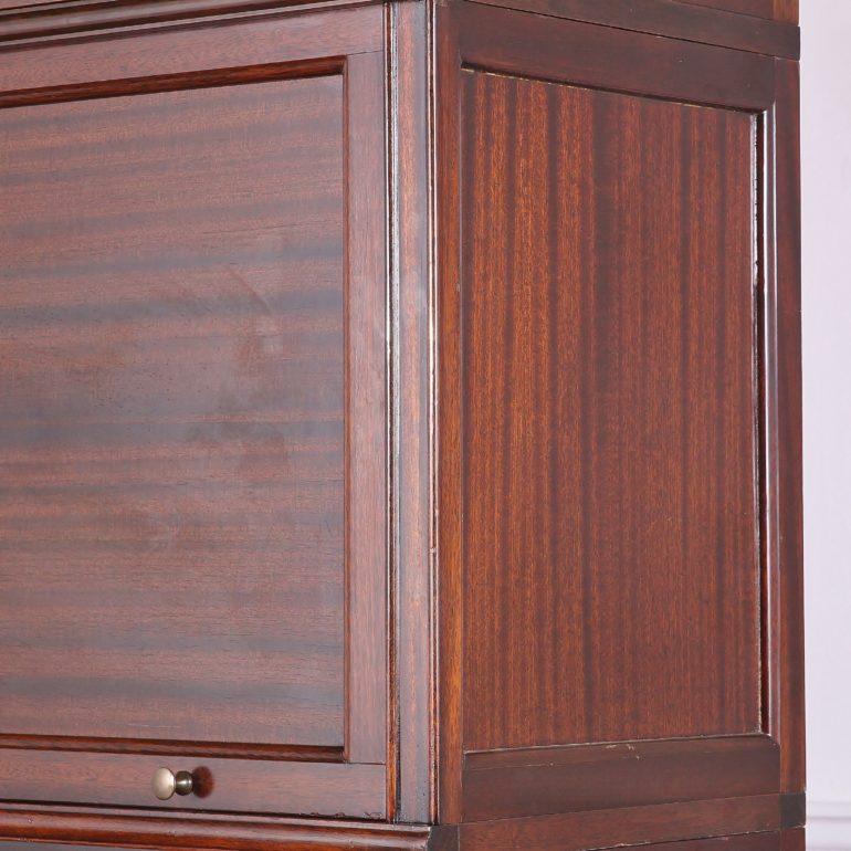 Mid-Century Modern Mahogany Haberdashery and Accessories Cabinets Bookcases