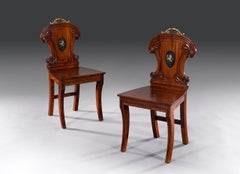Mahogany Hall Chairs